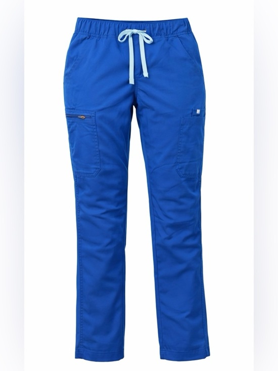 Figs Pants - FIGS Scrub Pants Size S Blue Stretch Medical Cargo Pockets